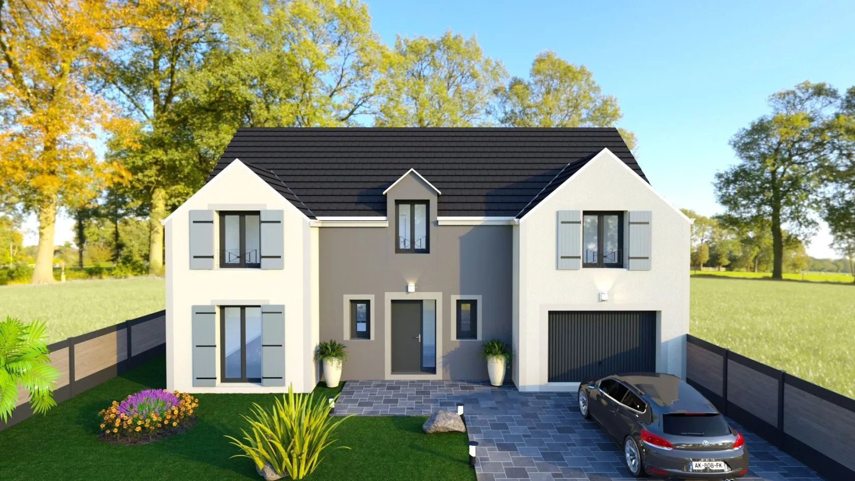 Terrain à bâtir 400 m² à Dammartin-en-Serve (78111)