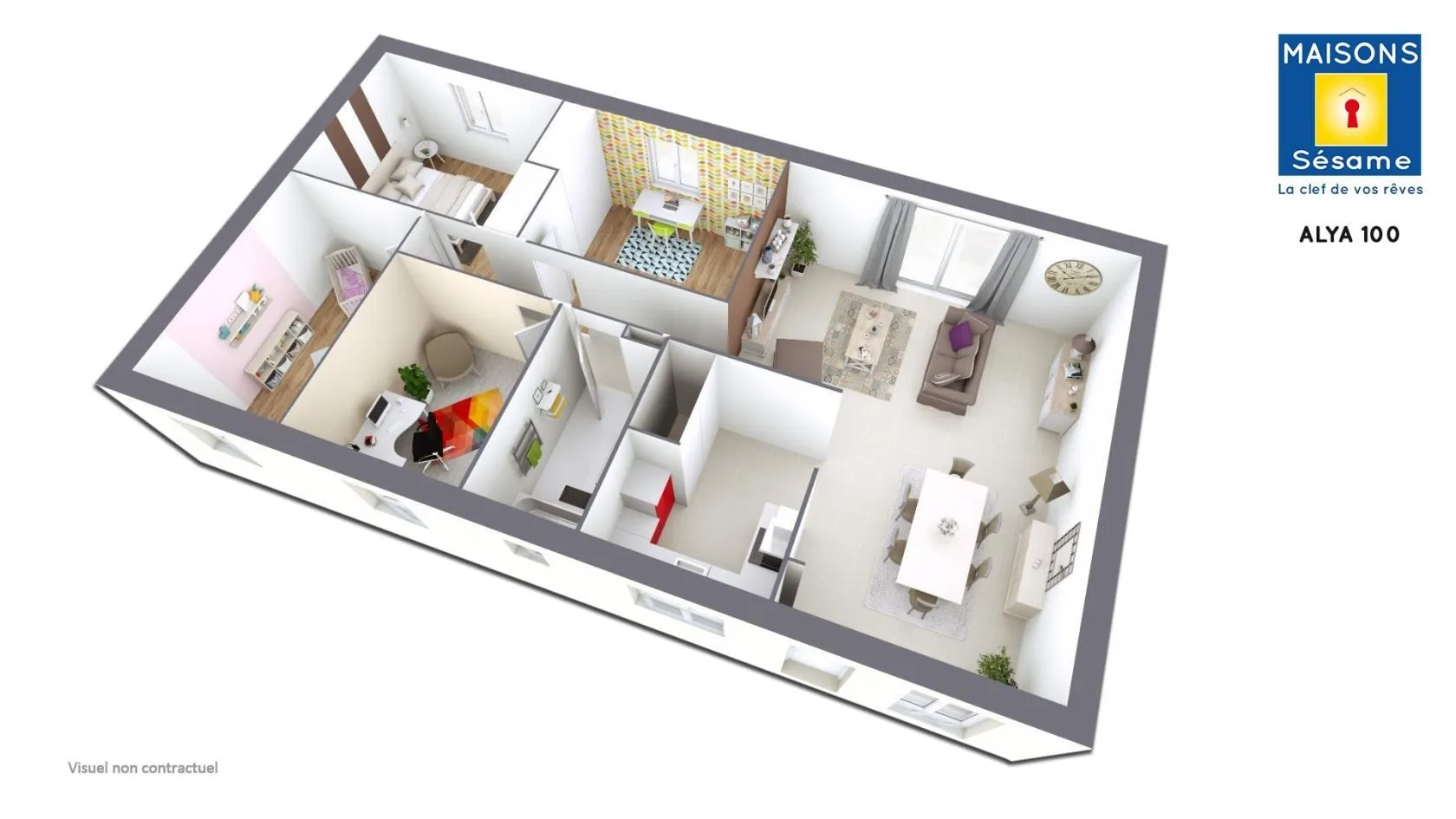 Maison neuve 98 m² à Samoreau (77210)