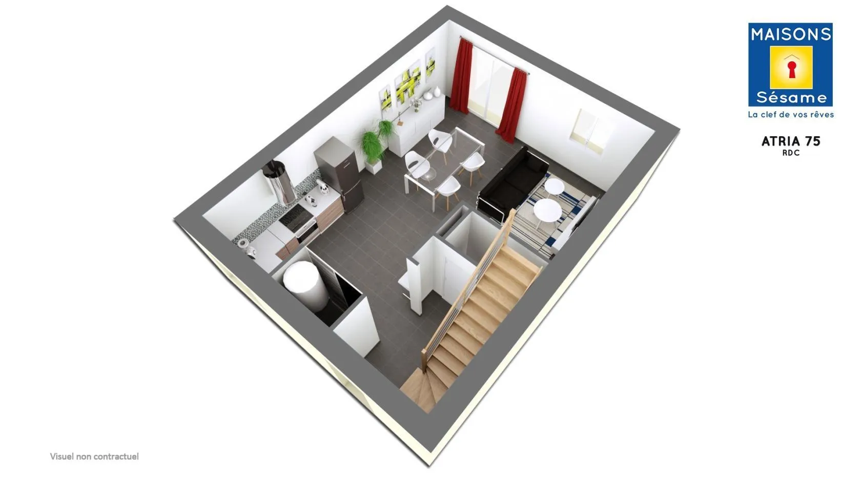 Maison neuve 73 m² à Chalifert (77144)