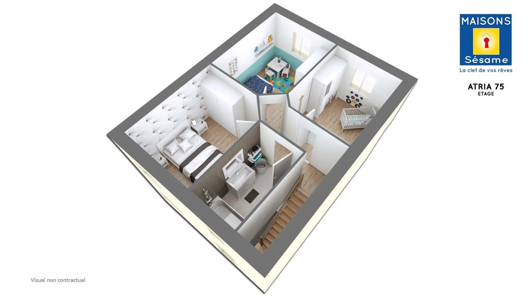 Maison neuve 73 m² à Chalifert (77144)