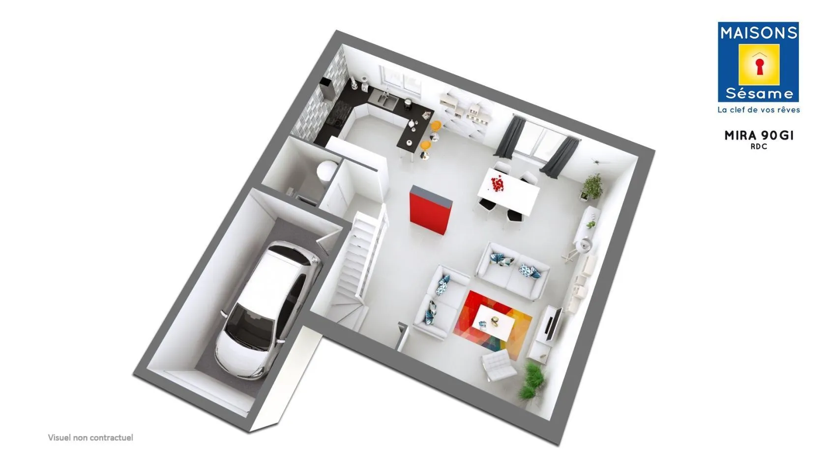 Maison neuve 87 m² à Guibeville (91630)