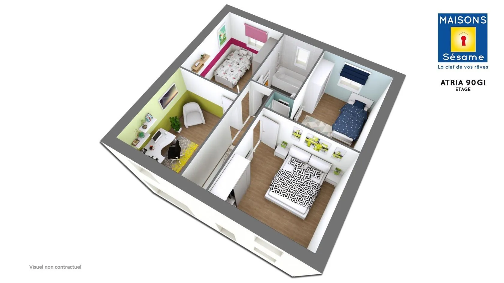Maison neuve 87 m² à Bezons (95870)