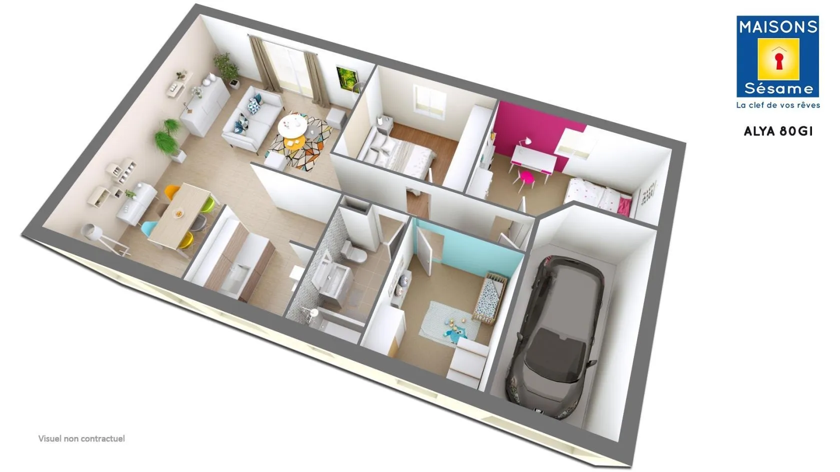 Maison neuve 83 m² à Dreux (28100)