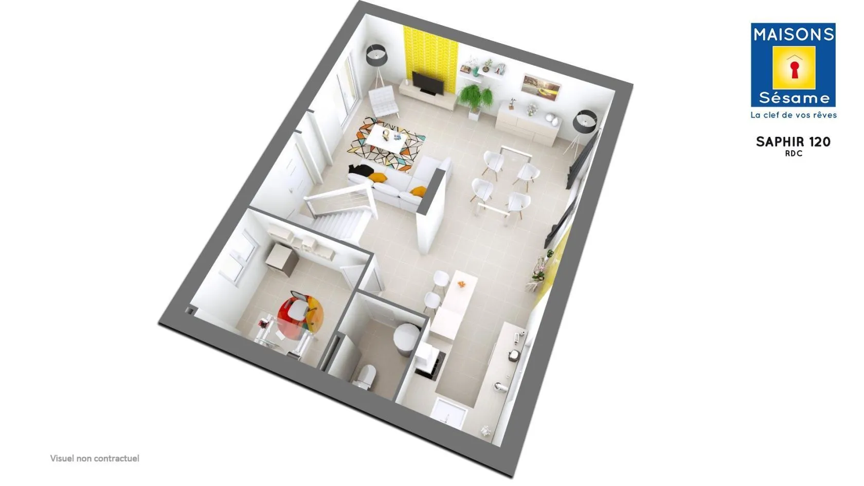 Maison neuve 117 m² à Toury (28310)