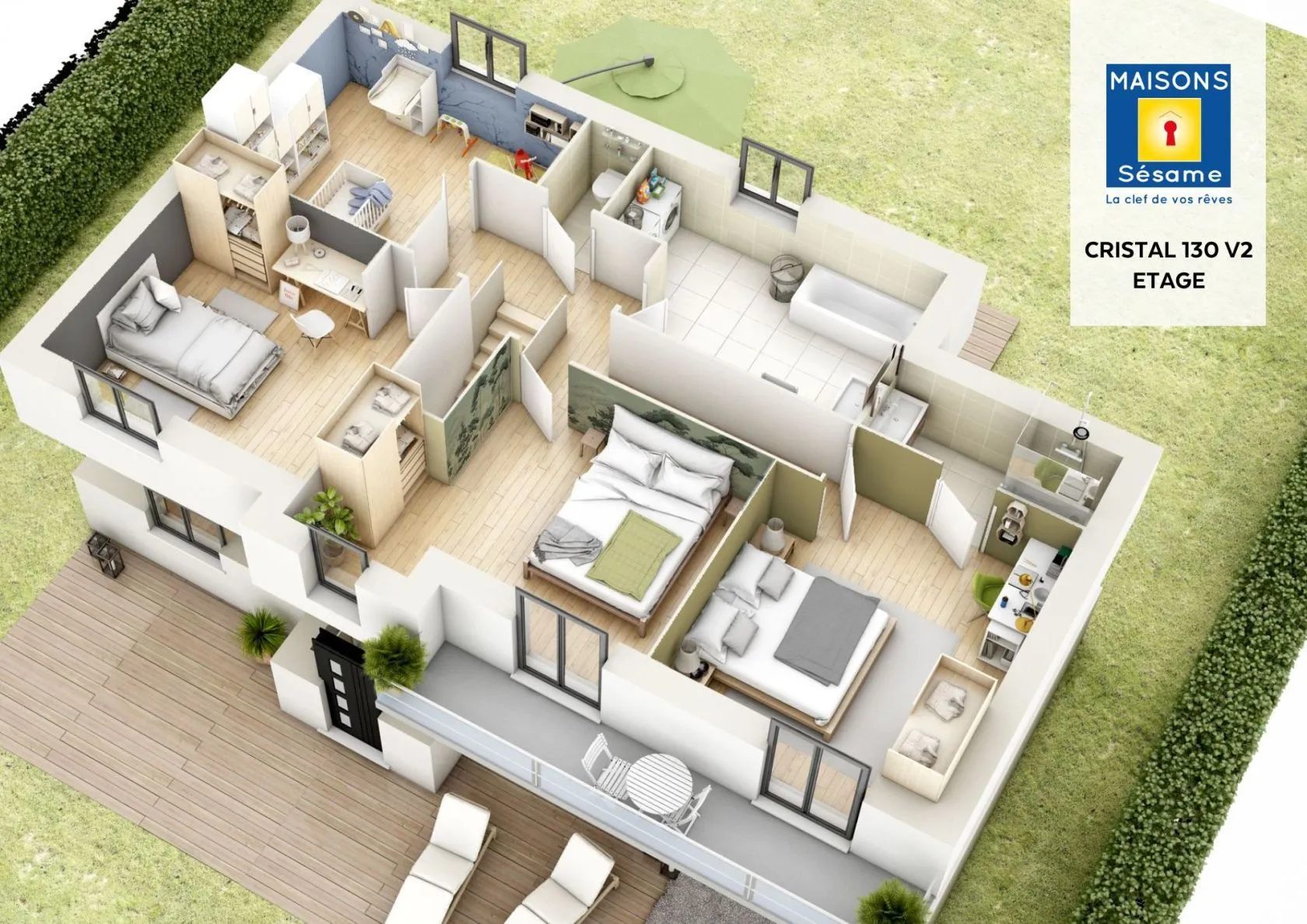 Maison neuve 131 m² à Savigny-le-Temple (77176)