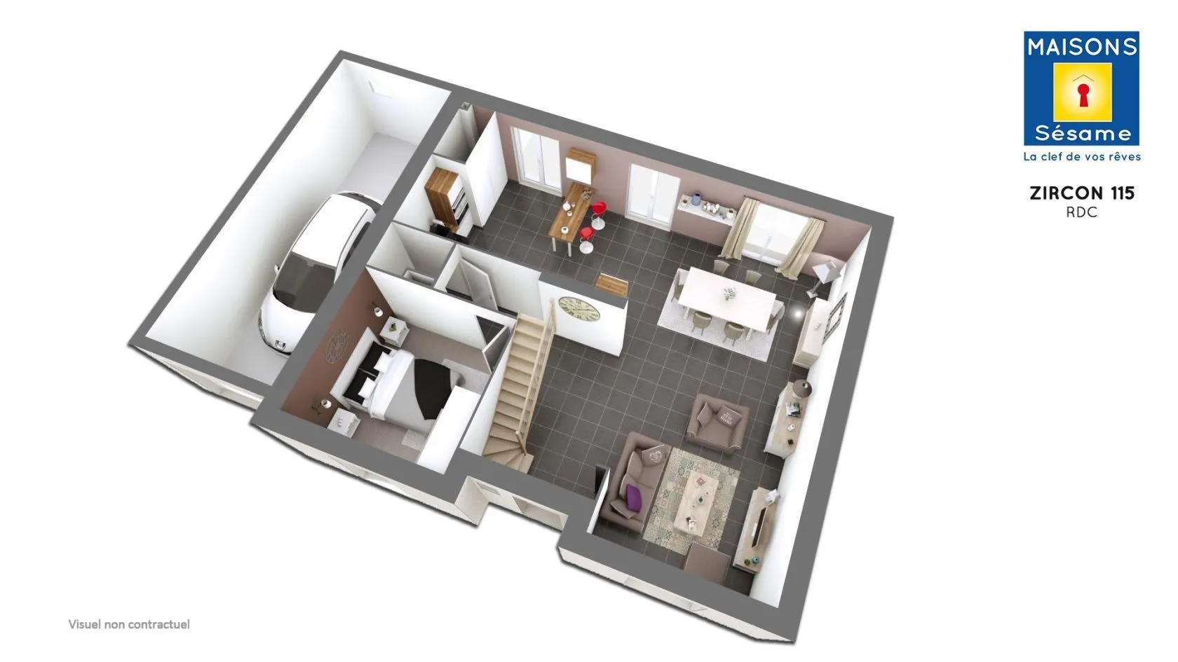Maison neuve 116 m² à Villiers-Adam (95840)