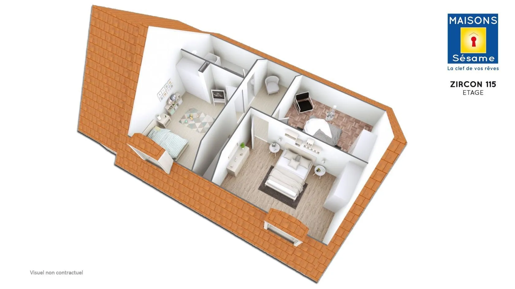 Maison neuve 116 m² à Villiers-Adam (95840)