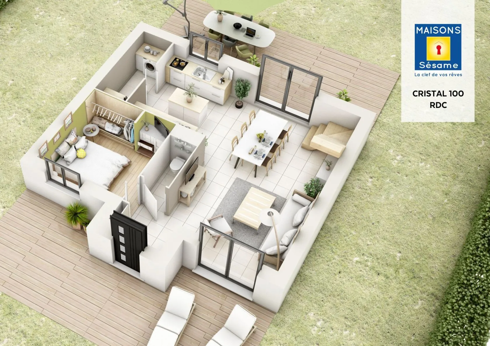 Maison neuve 96 m² à Bourron-Marlotte (77780)