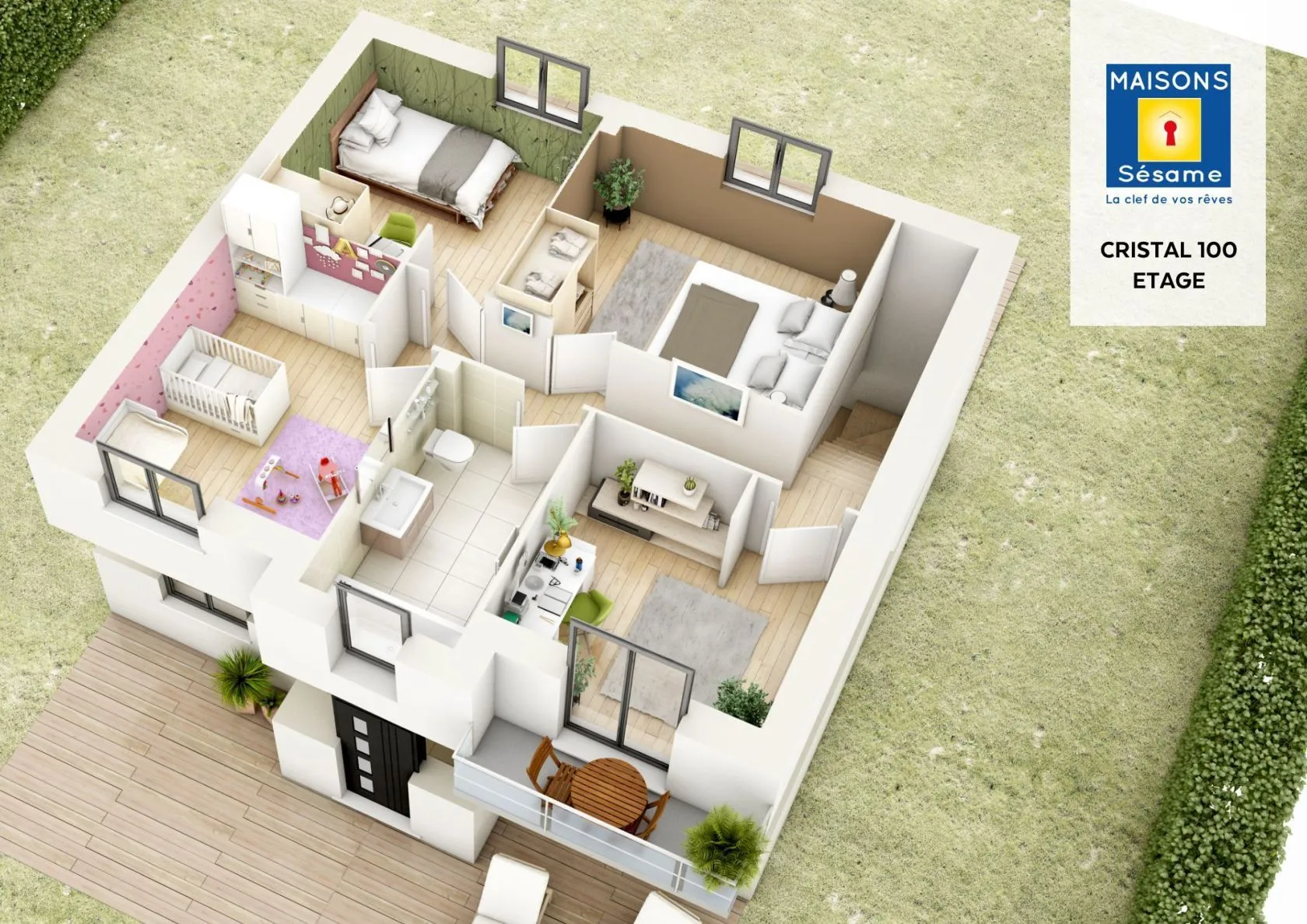 Maison neuve 96 m² à Bourron-Marlotte (77780)
