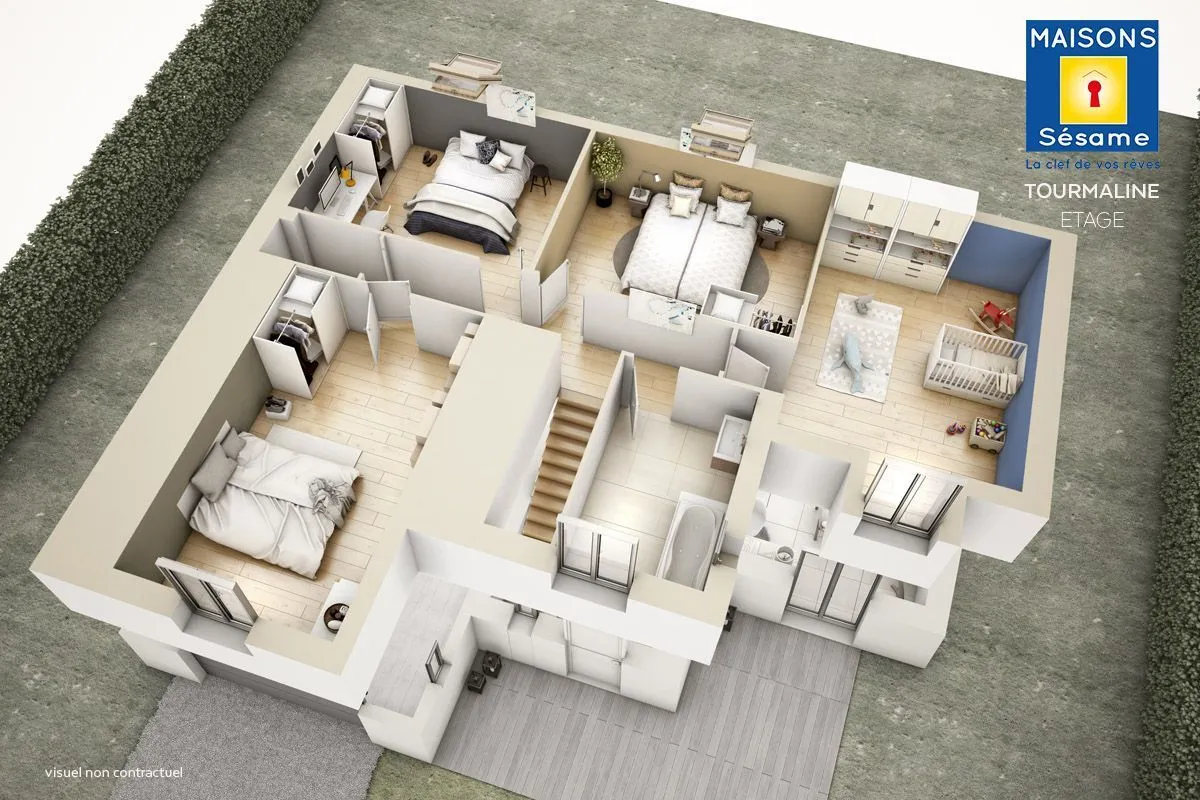 Maison neuve 124 m² à Dammartin-en-Serve (78111)