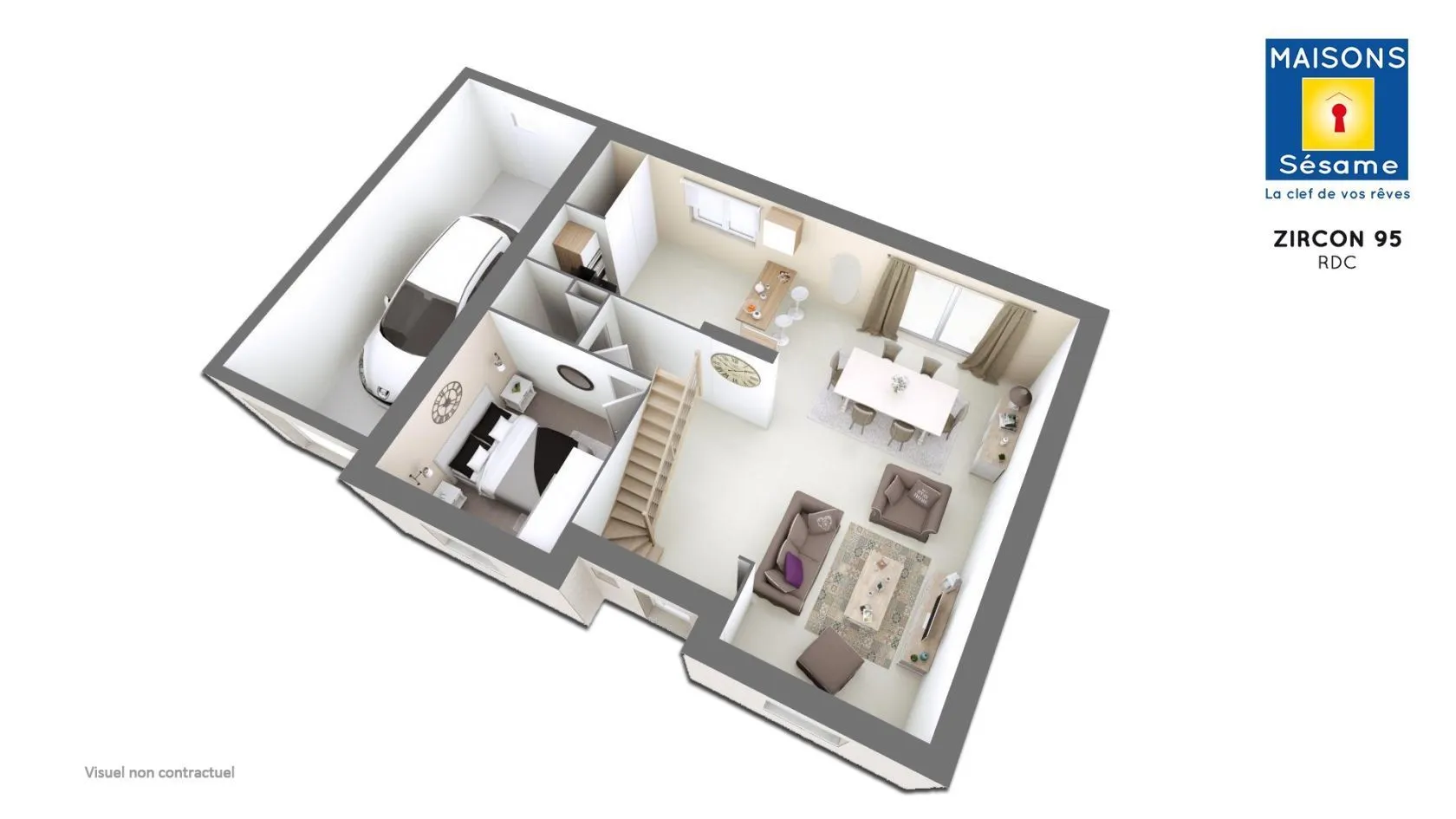 Maison neuve 95 m² à Viarmes (95270)