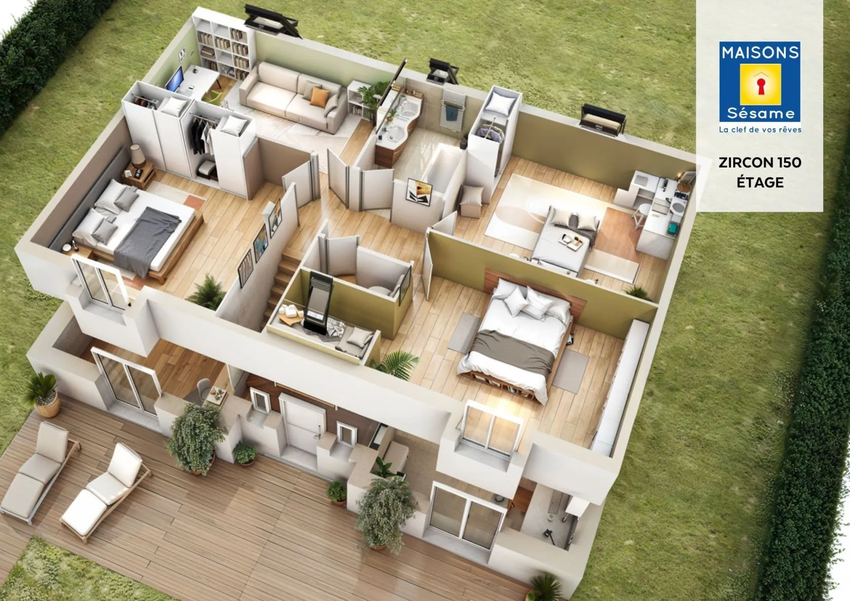 Maison neuve 149 m² à Jouy-le-Moutier (95280)