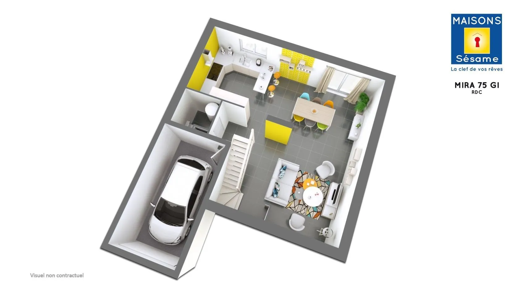Maison neuve 76 m² à Itteville (91760)