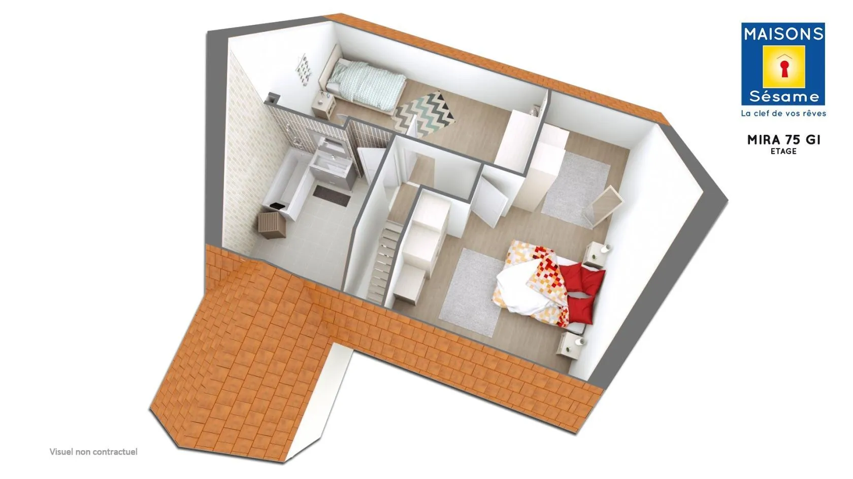 Maison neuve 76 m² à Itteville (91760)