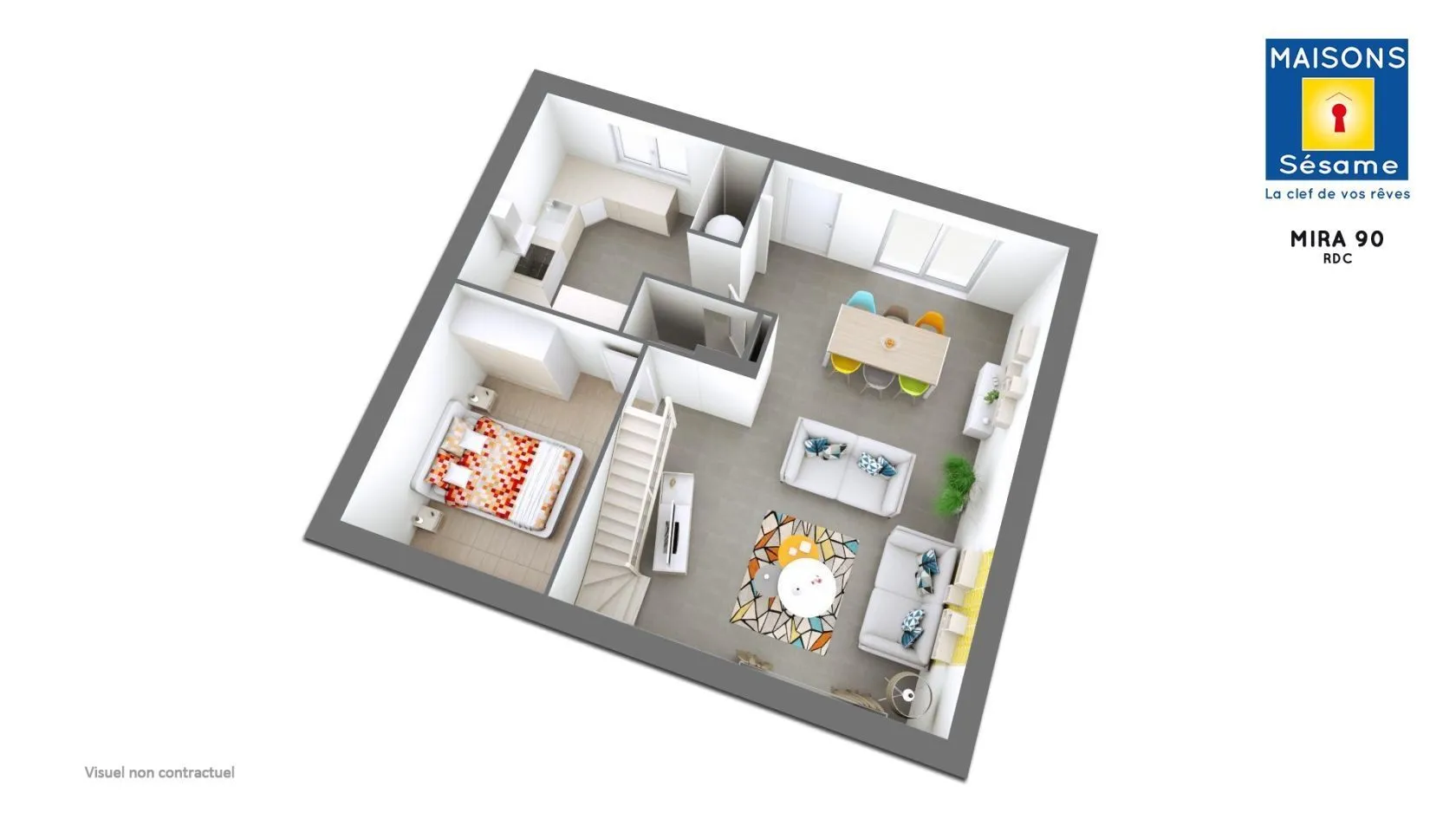 Maison neuve 88 m² à Nemours (77140)