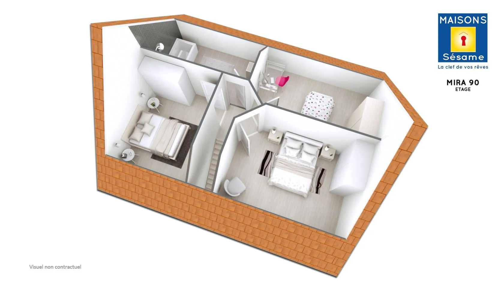 Maison neuve 88 m² à Nemours (77140)