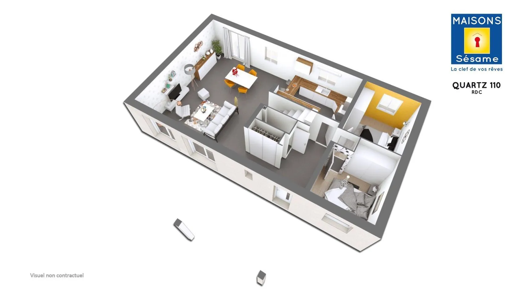 Quartz 110-4ch110 — modèle de maison