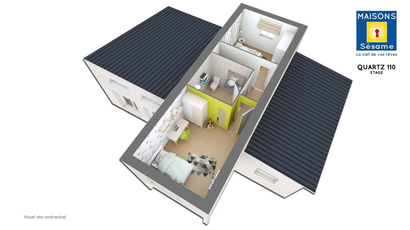 Quartz 110-4ch110 — modèle de maison