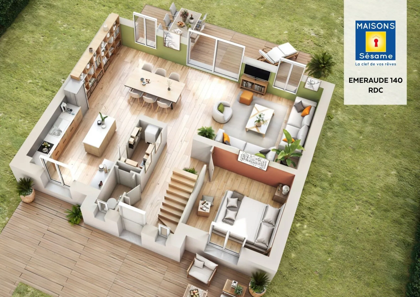 Maison neuve 139 m² à Neuville-sur-Oise (95000)