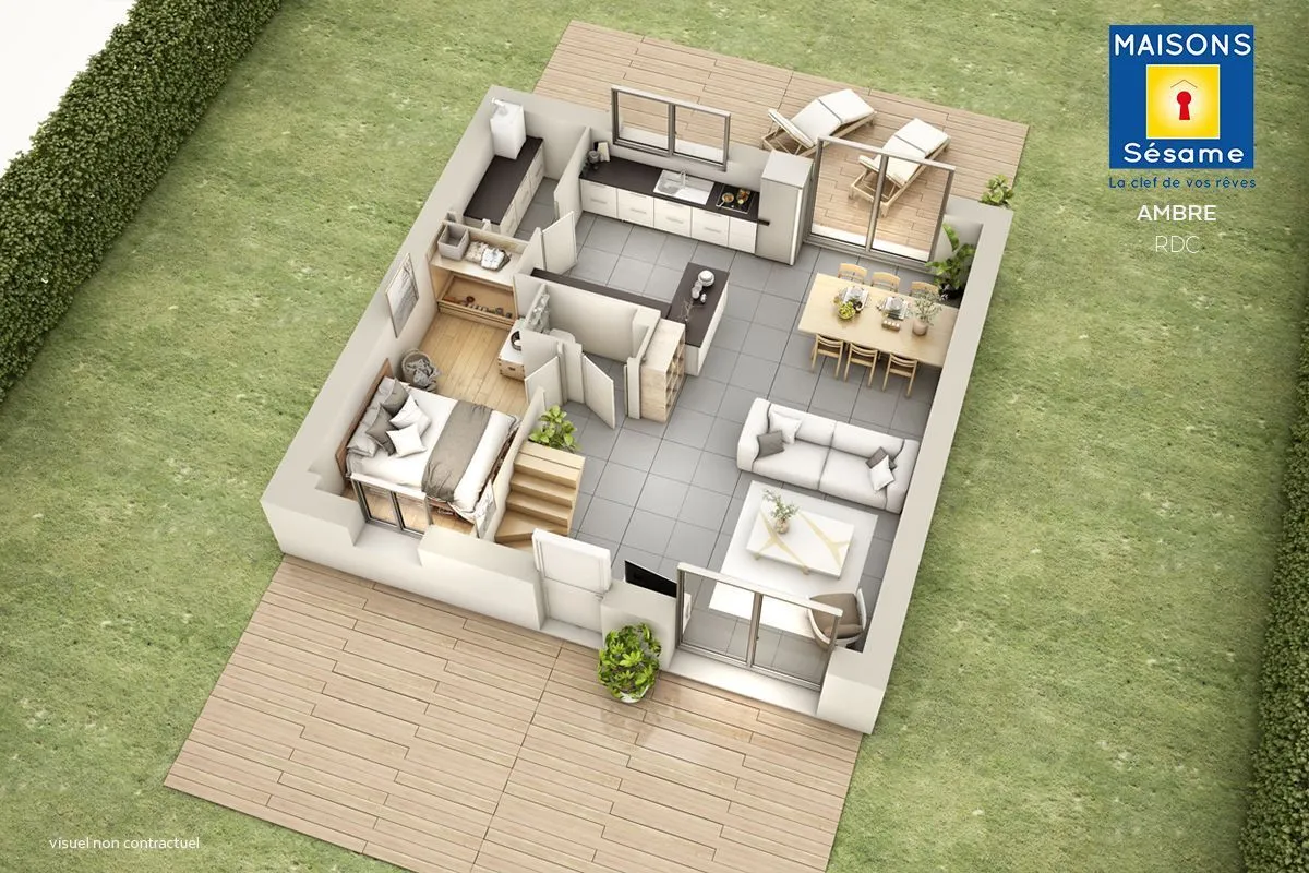 Maison neuve 96 m² à Meaux (77100)