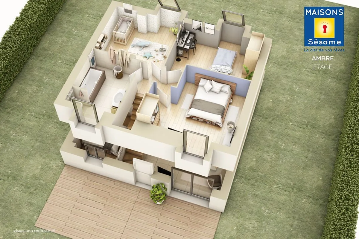 Maison neuve 96 m² à Meaux (77100)