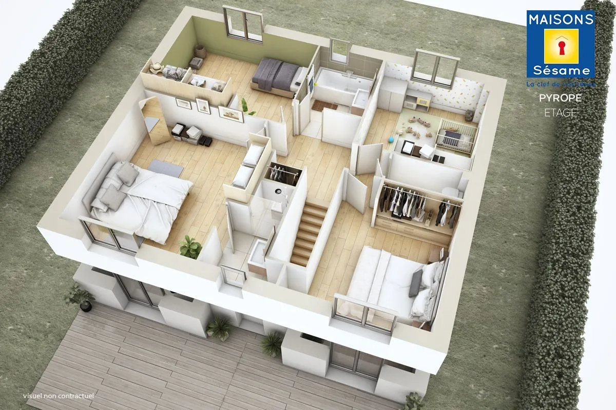 Maison neuve 132 m² à Saintry-sur-Seine (91250)