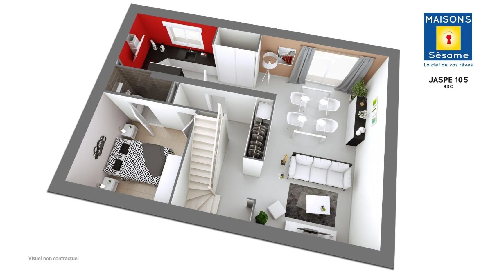 Maison neuve 101 m² à Vallangoujard (95810)