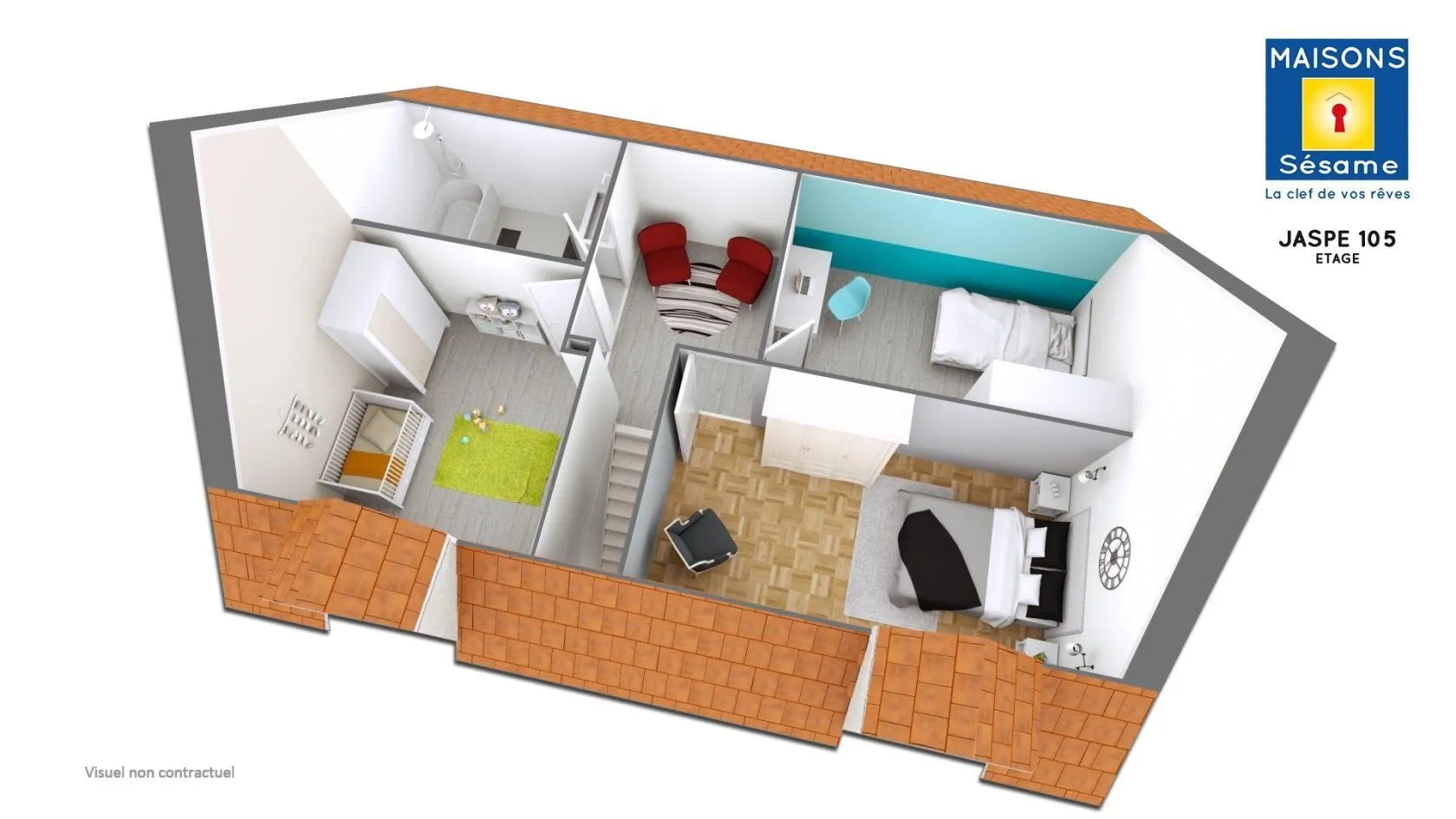 Maison neuve 101 m² à Vallangoujard (95810)