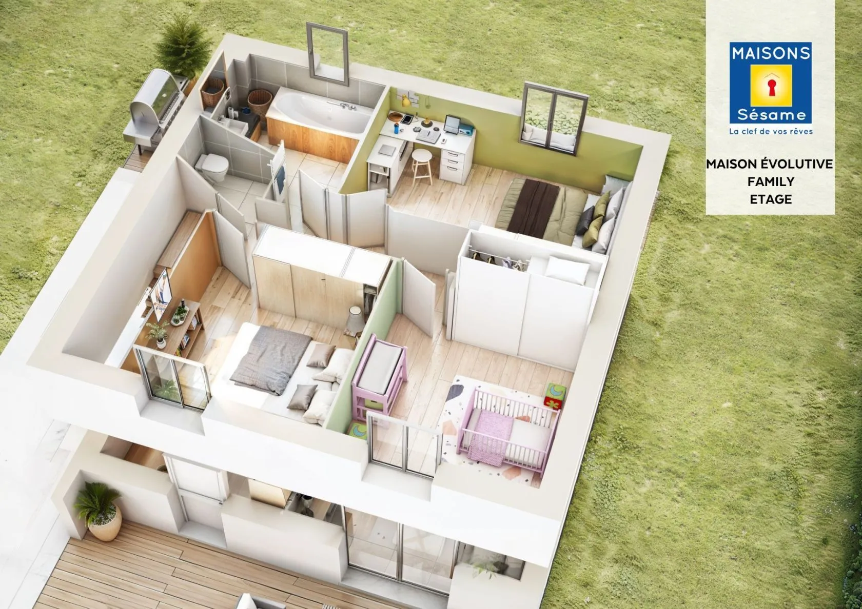 Maison neuve 107 m² à Cesson (77240)