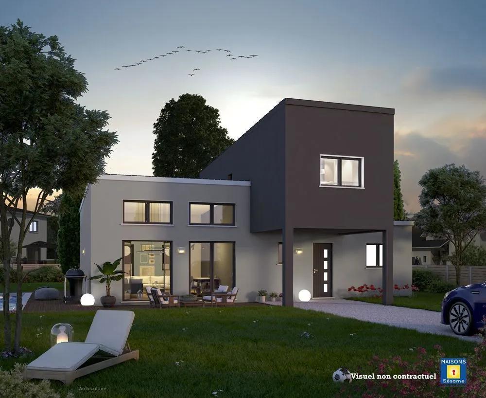 Maison neuve 90 m² à Chalifert (77144)