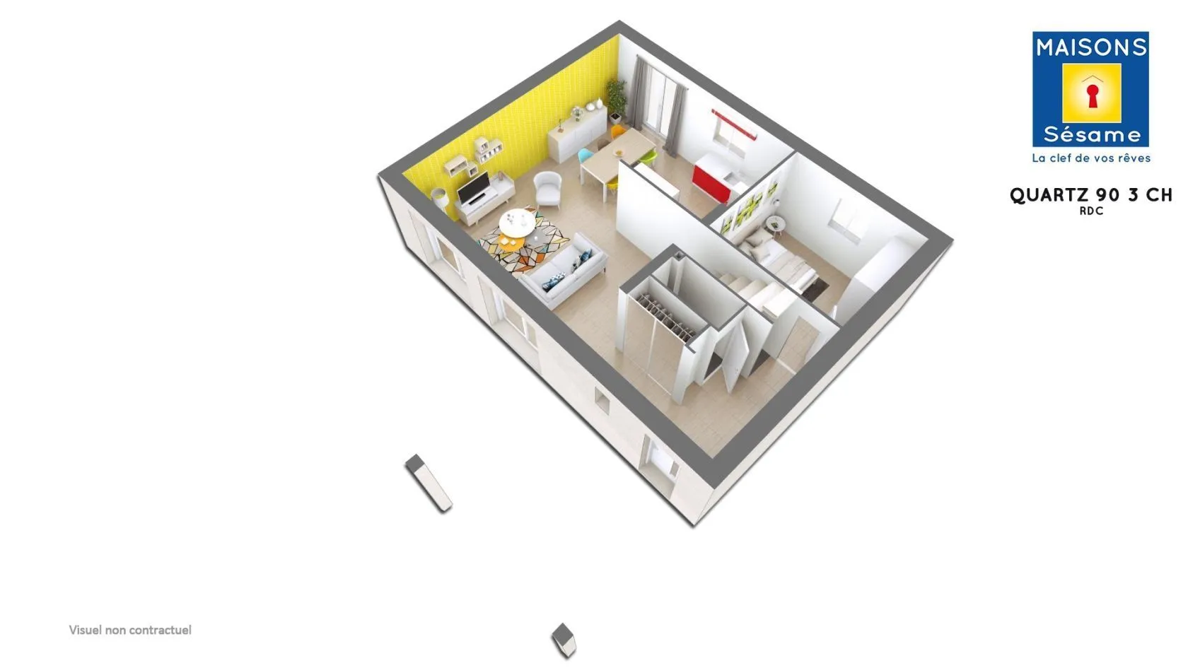 Maison neuve 90 m² à Chalifert (77144)