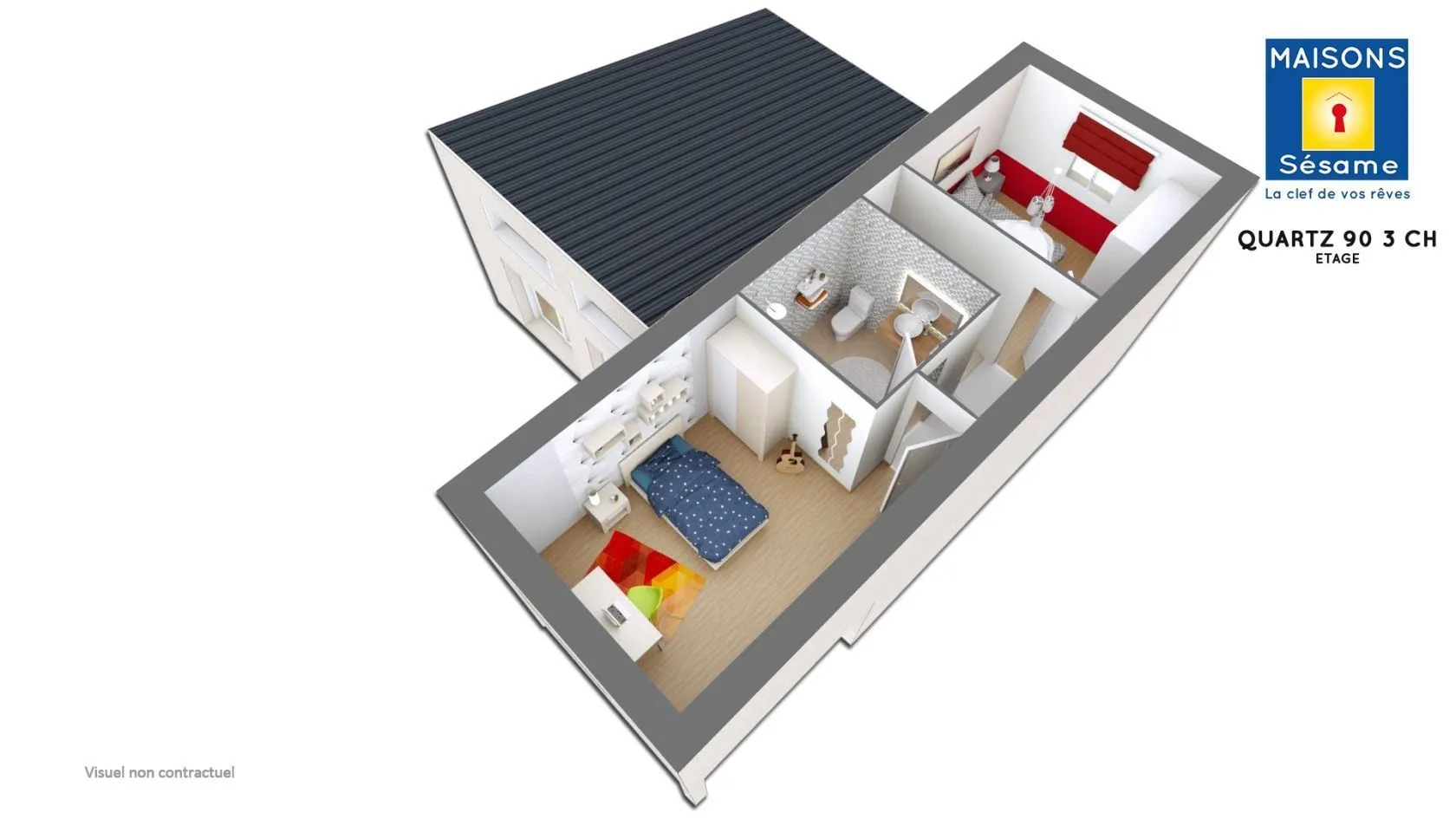 Maison neuve 90 m² à Chalifert (77144)