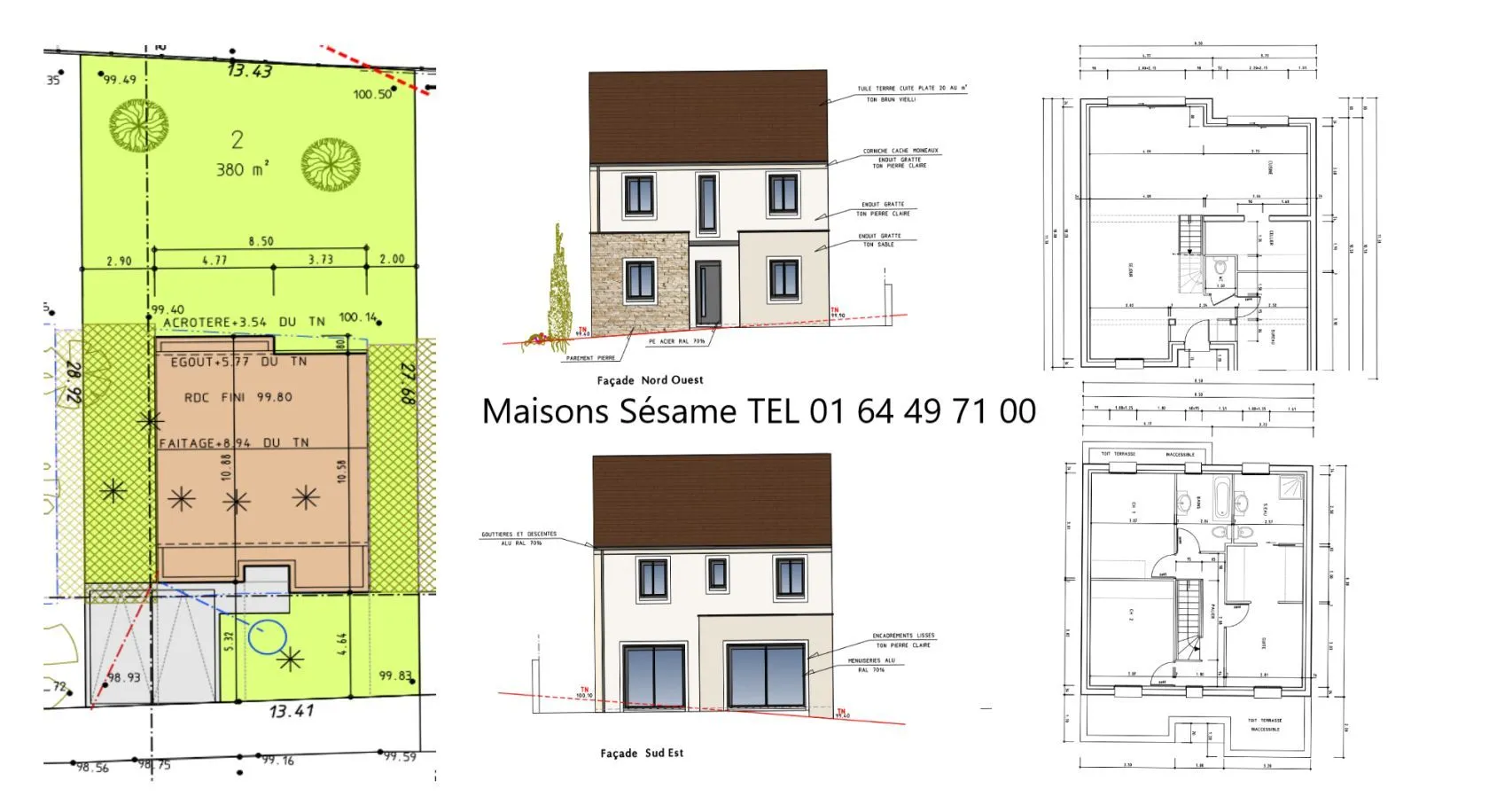 Maison neuve 180 m² à Pontault-Combault (77340)