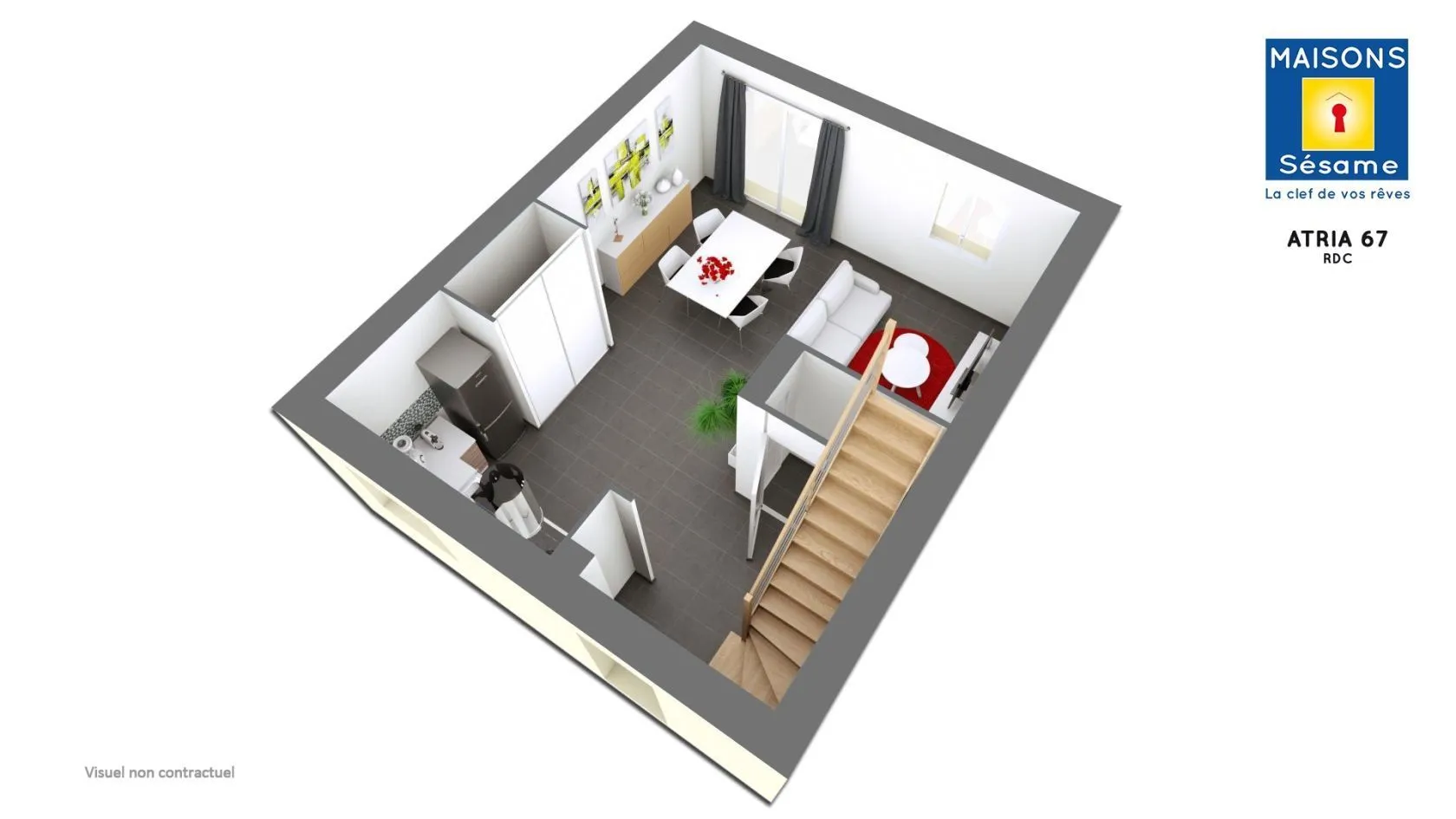 Maison neuve 68 m² à Rouvres (77230)