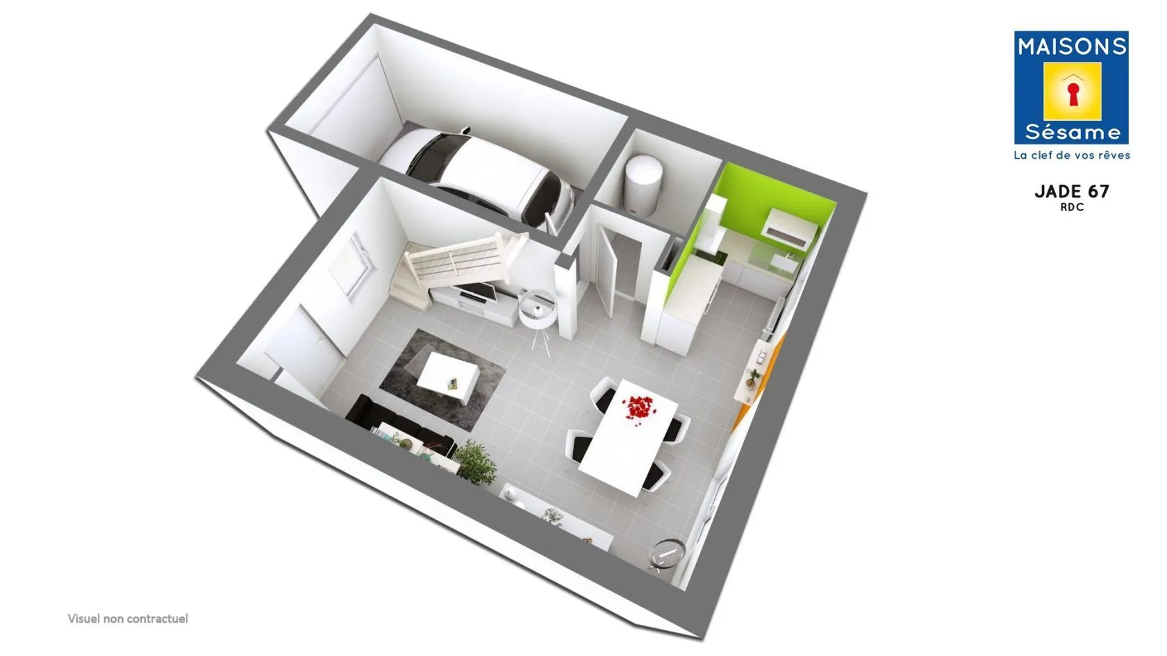 Maison neuve 67 m² à Saint-Pathus (77178)