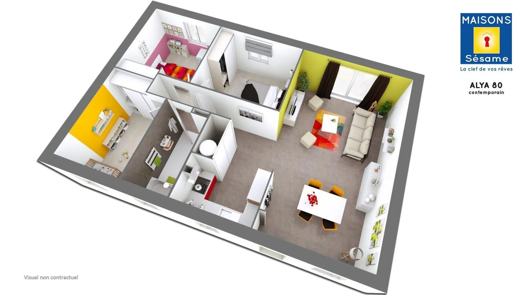 Maison neuve 78 m² à Viarmes (95270)