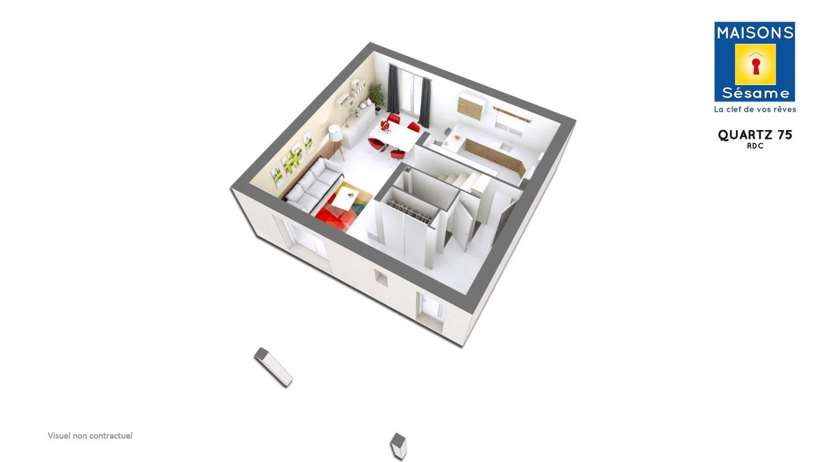 Quartz 75-2ch75 — modèle de maison