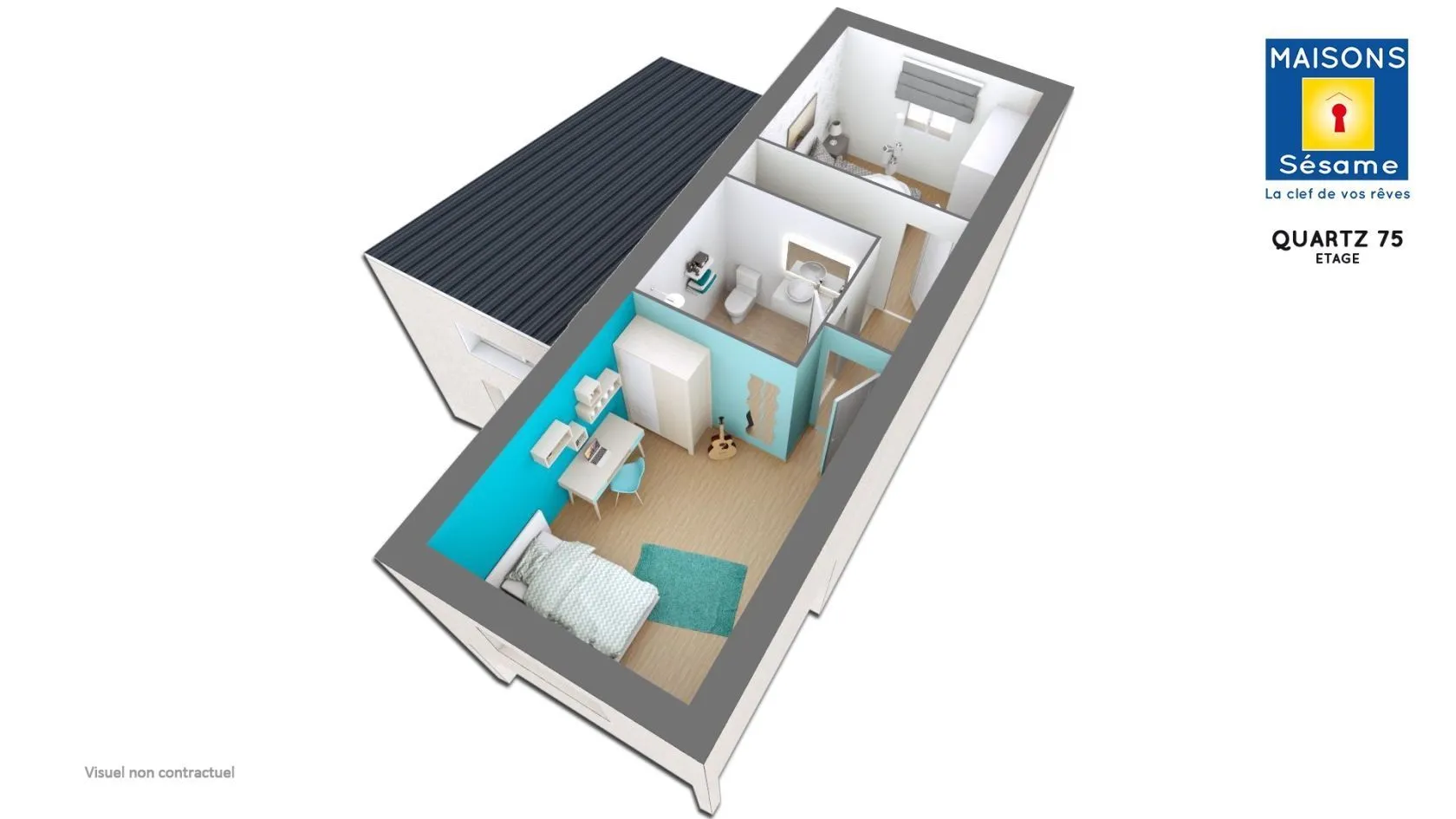 Quartz 75-2ch75 — modèle de maison