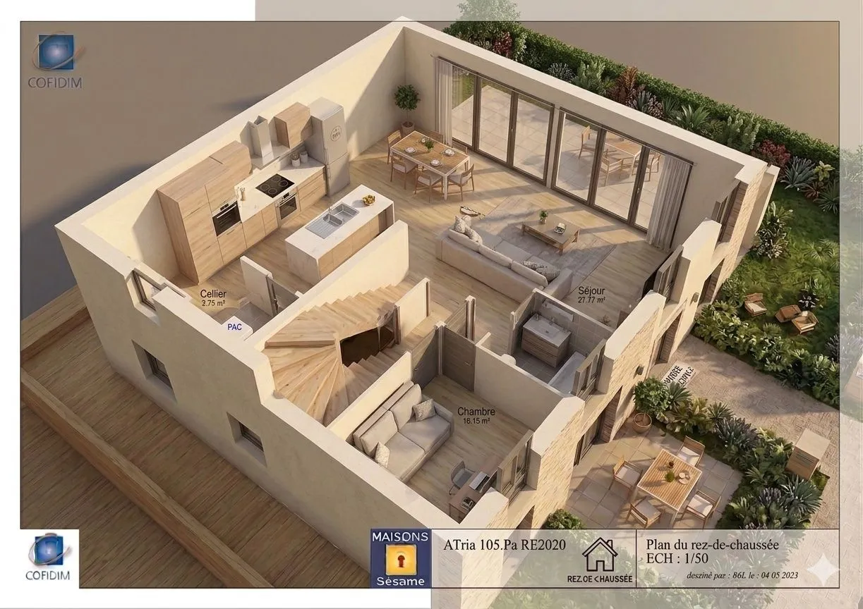 Maison neuve 102 m² à Lagny-sur-Marne (77400)