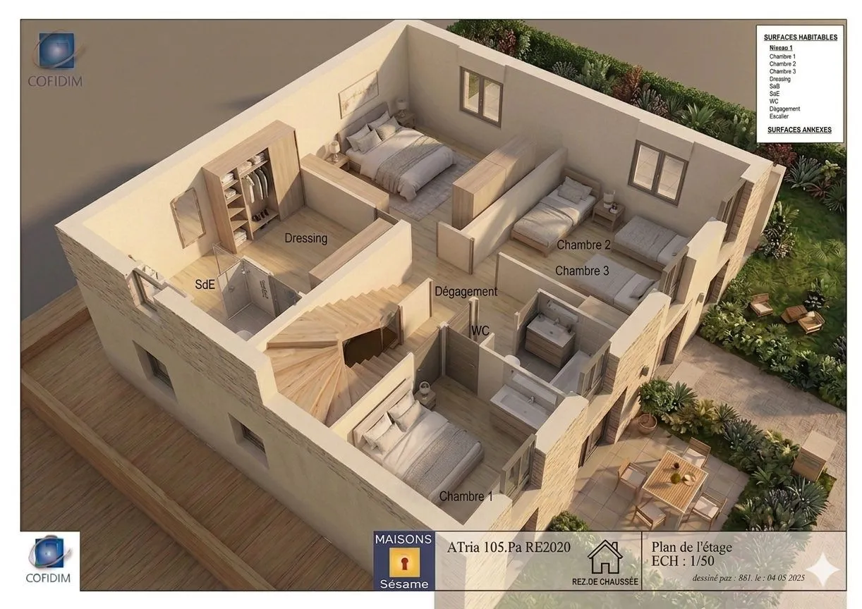 Maison neuve 102 m² à Lagny-sur-Marne (77400)