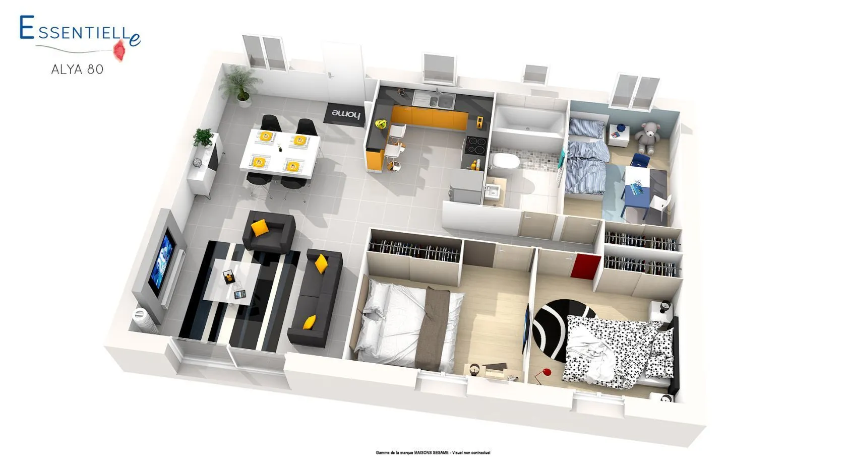 Maison neuve 90 m² à Dampmart (77400)