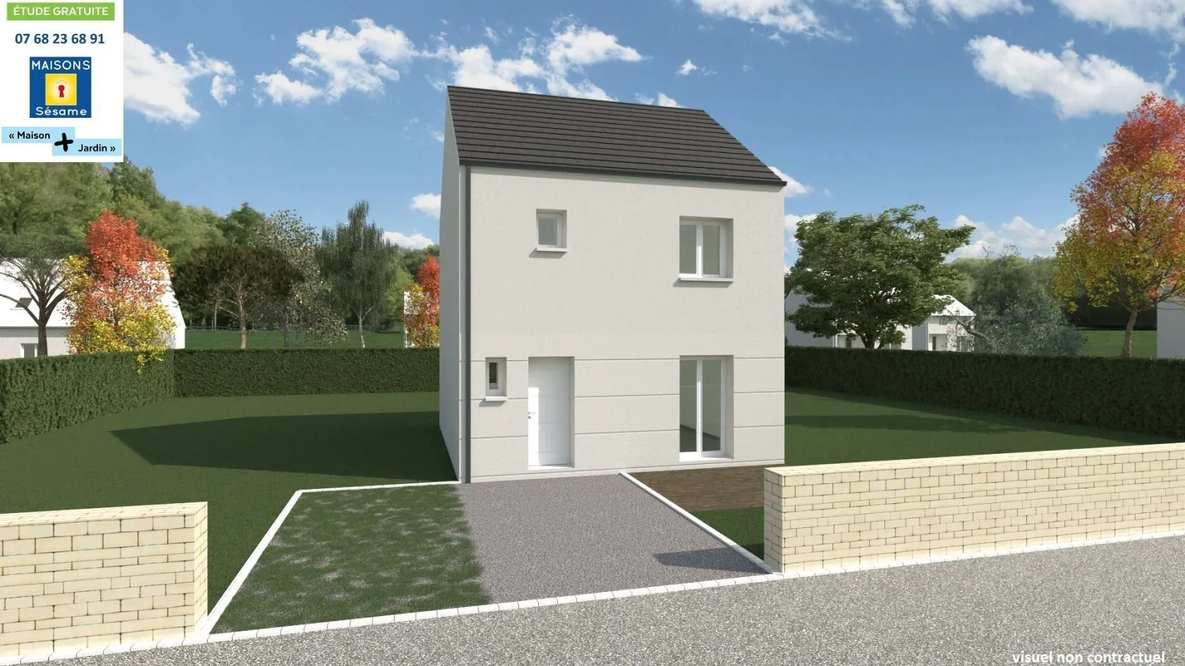 Maison neuve 79 m² à Méréville (91660)