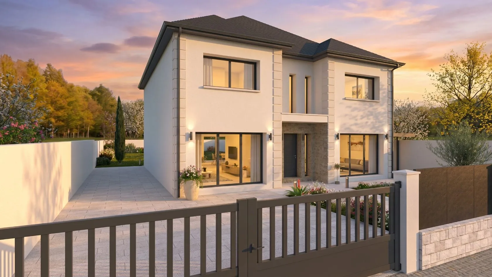Maison neuve 120 m² à Gouvernes (77400)