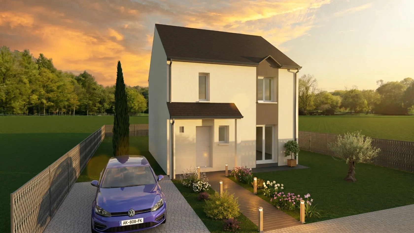 Maison neuve à Coubron