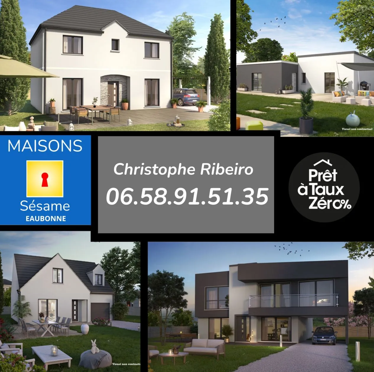 Maison neuve 102 m² à Osny (95520)