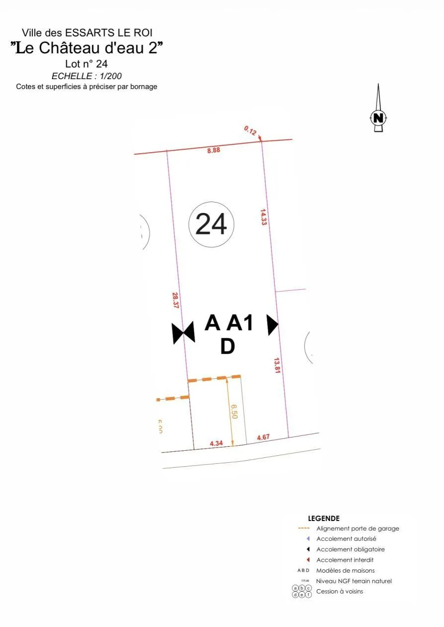 Terrain à bâtir 254 m² à Essarts-le-Roi (78690)