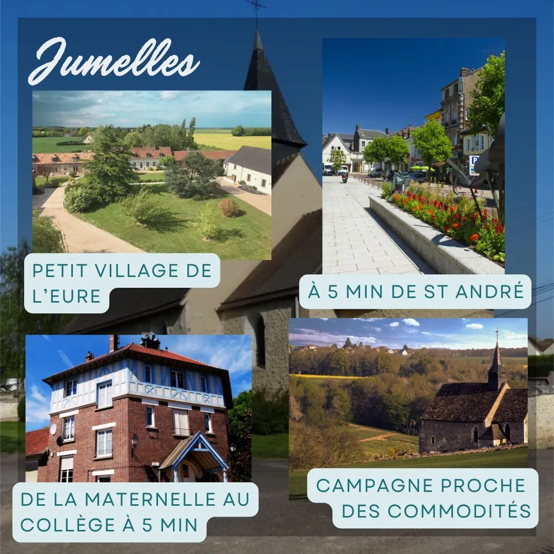Maison neuve 117 m² à Jumelles (27220)