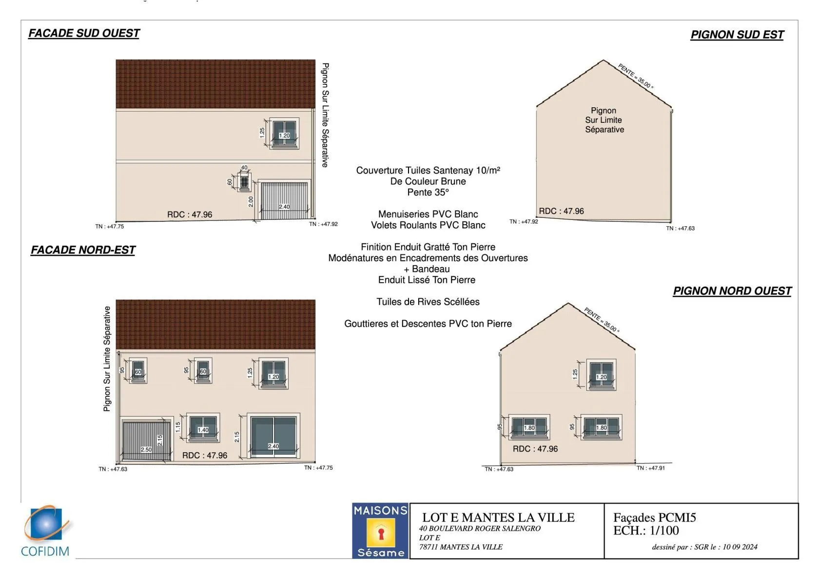 Maison neuve 92 m² à Mantes-la-Ville (78200)
