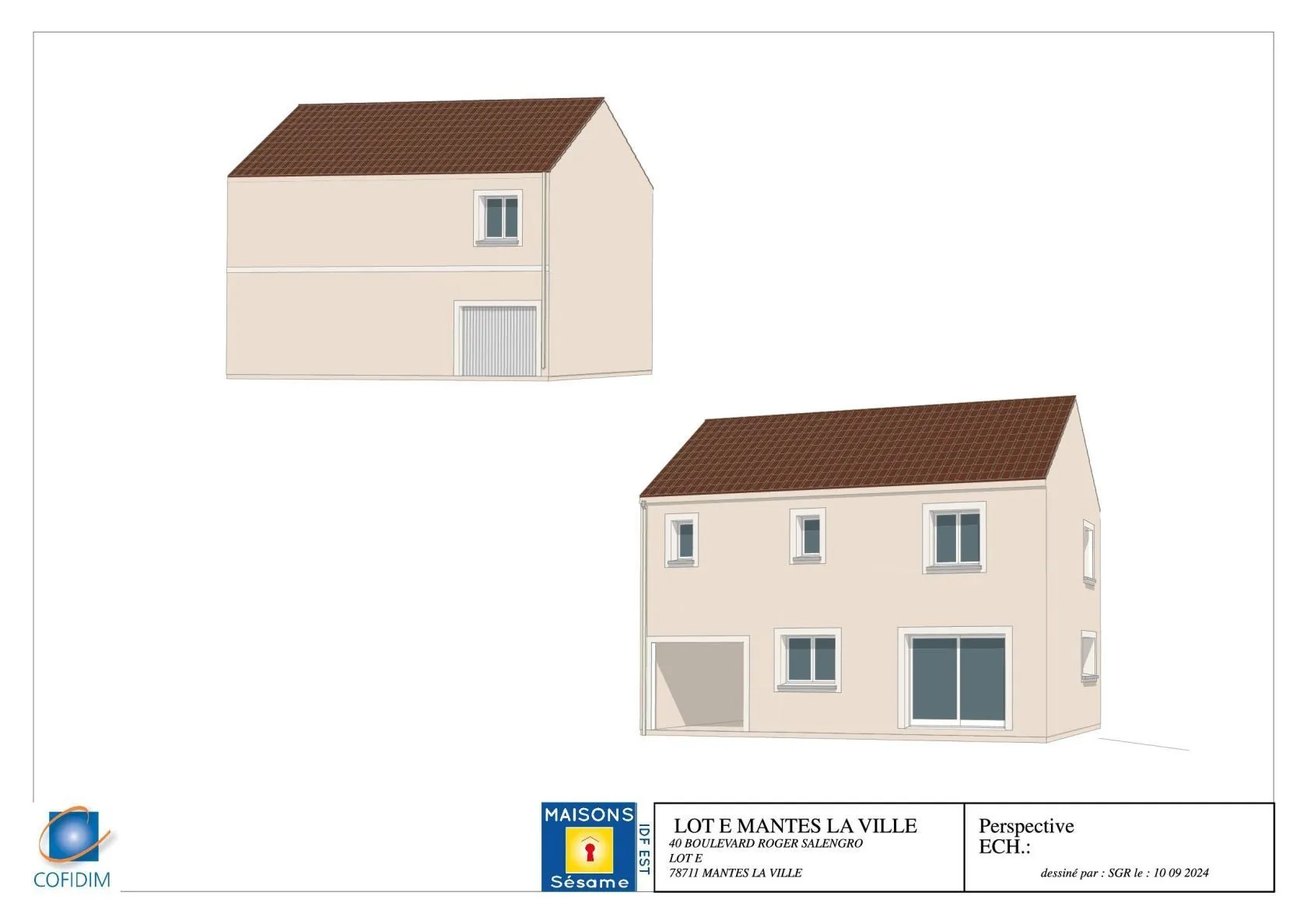 Maison neuve 92 m² à Mantes-la-Ville (78200)