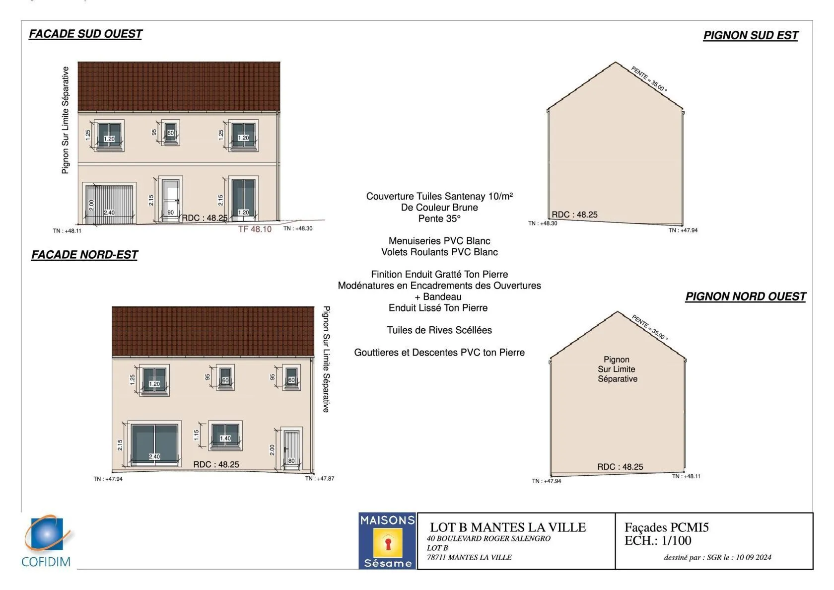 Maison neuve 89 m² à Mantes-la-Ville (78200)